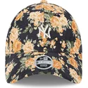 justerbar-marinbla-bojd-keps-for-kvinnor-9forty-floral-cord-new-york-yankees-mlb-fran-new-era