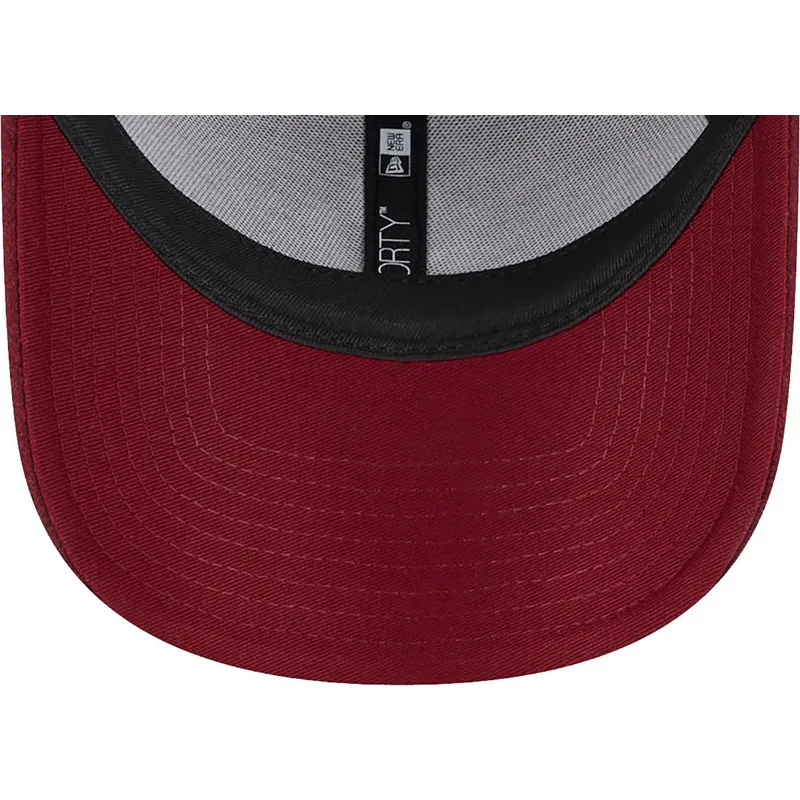 kepsar-curva-rod-justerbart-band-9forty-essential-melton-wool-fran-new-york-yankees-mlb-av-new-era