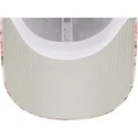 kepsar-curva-beige-justerbart-band-rosa-9forty-floral-cord-fran-new-york-yankees-mlb-av-new-era