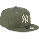 kepsar-plana-gron-snapback-9fifty-league-essential-fran-new-york-yankees-mlb-av-new-era