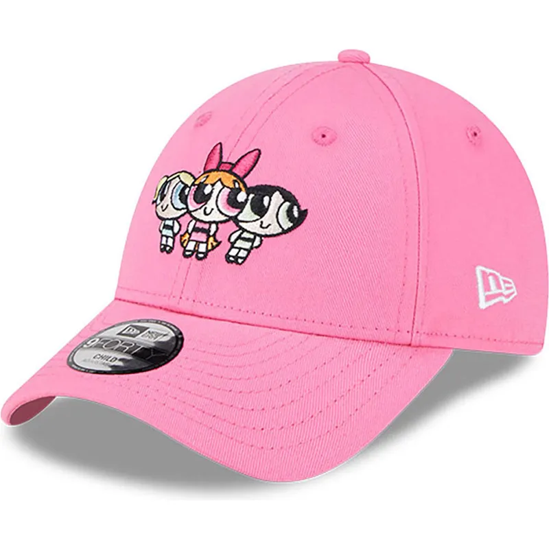 kepsar-curva-rosa-justerbart-band-for-barn-9forty-fran-petalo-burbuja-y-cactus-las-supernenas-av-new-era