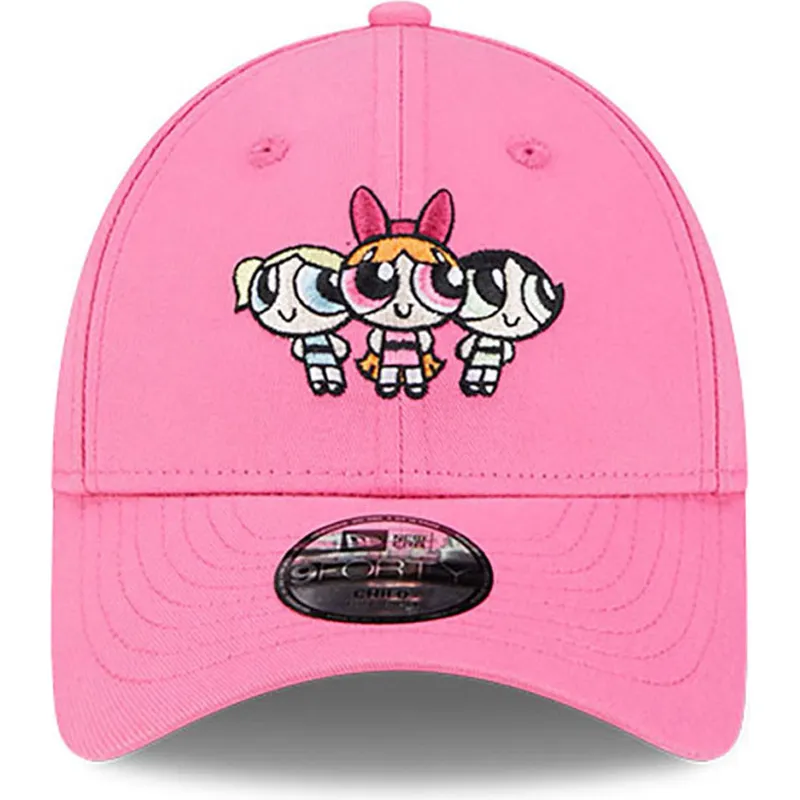 kepsar-curva-rosa-justerbart-band-for-barn-9forty-fran-petalo-burbuja-y-cactus-las-supernenas-av-new-era