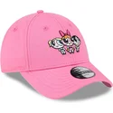 kepsar-curva-rosa-justerbart-band-for-barn-9forty-fran-petalo-burbuja-y-cactus-las-supernenas-av-new-era