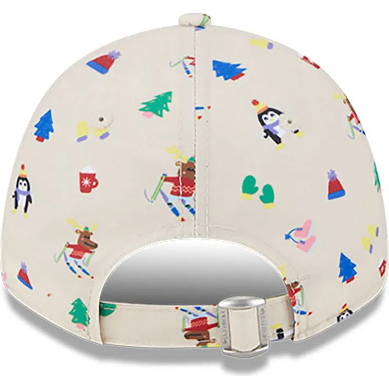 bojd-beige-justerbar-keps-for-barn-9forty-festive-new-york-yankees-mlb-fran-new-era