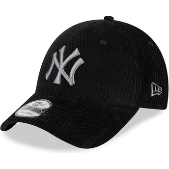 Svart justerbar 9FORTY Wide Cord keps från New York Yankees MLB av New Era