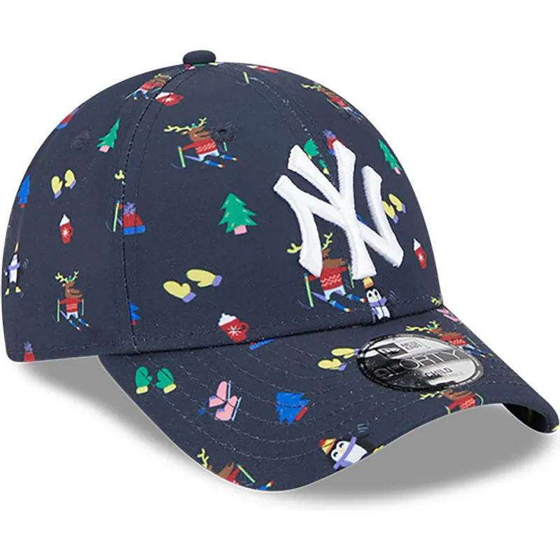 kepsar-curva-marinbla-justerbart-band-for-barn-9forty-festive-fran-new-york-yankees-mlb-av-new-era