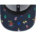 new-era-new-york-yankees-mlb-9forty-festive-justerbar-marinbla-bojd-keps-for-barn
