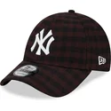 justerbar-brun-bojd-keps-9forty-flannel-new-york-yankees-mlb-fran-new-era
