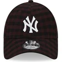 justerbar-brun-bojd-keps-9forty-flannel-new-york-yankees-mlb-fran-new-era