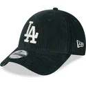 justerbar-gron-bojd-keps-med-beige-logotyp-9forty-wide-cord-los-angeles-dodgers-mlb-fran-new-era