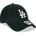 justerbar-gron-bojd-keps-med-beige-logotyp-9forty-wide-cord-los-angeles-dodgers-mlb-fran-new-era
