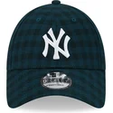 kepsar-curva-gron-justerbart-band-9forty-flannel-fran-new-york-yankees-mlb-av-new-era