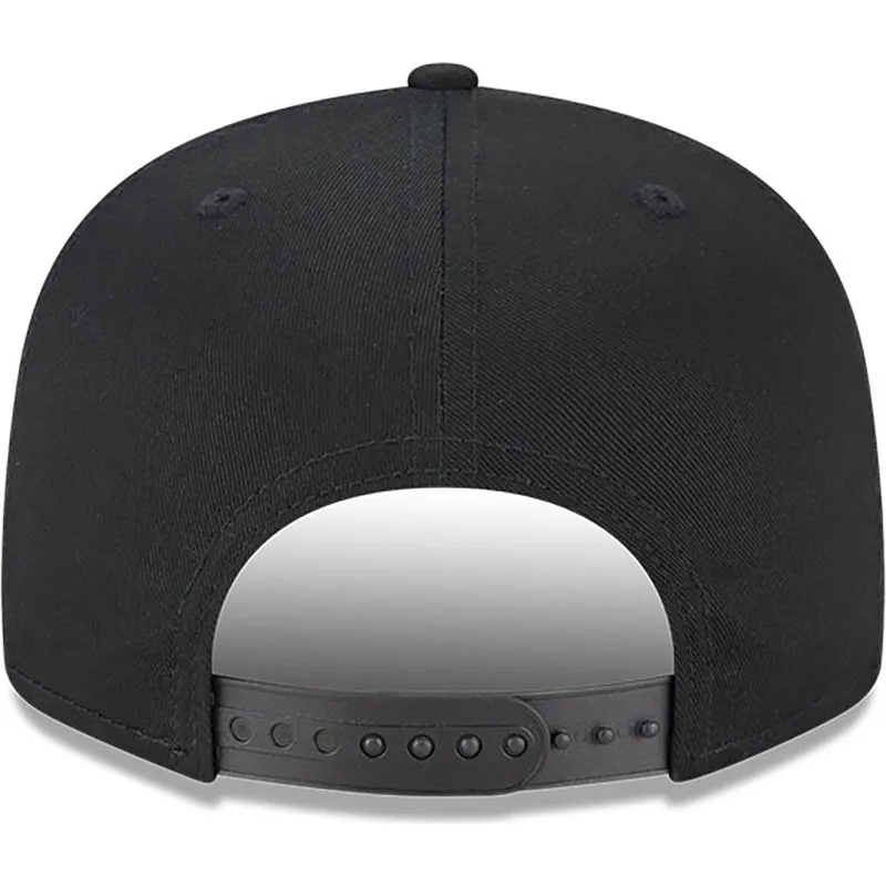 svart-platt-snapback-keps-med-brunt-logo-9fifty-seasonal-infill-fran-new-york-yankees-mlb-av-new-era