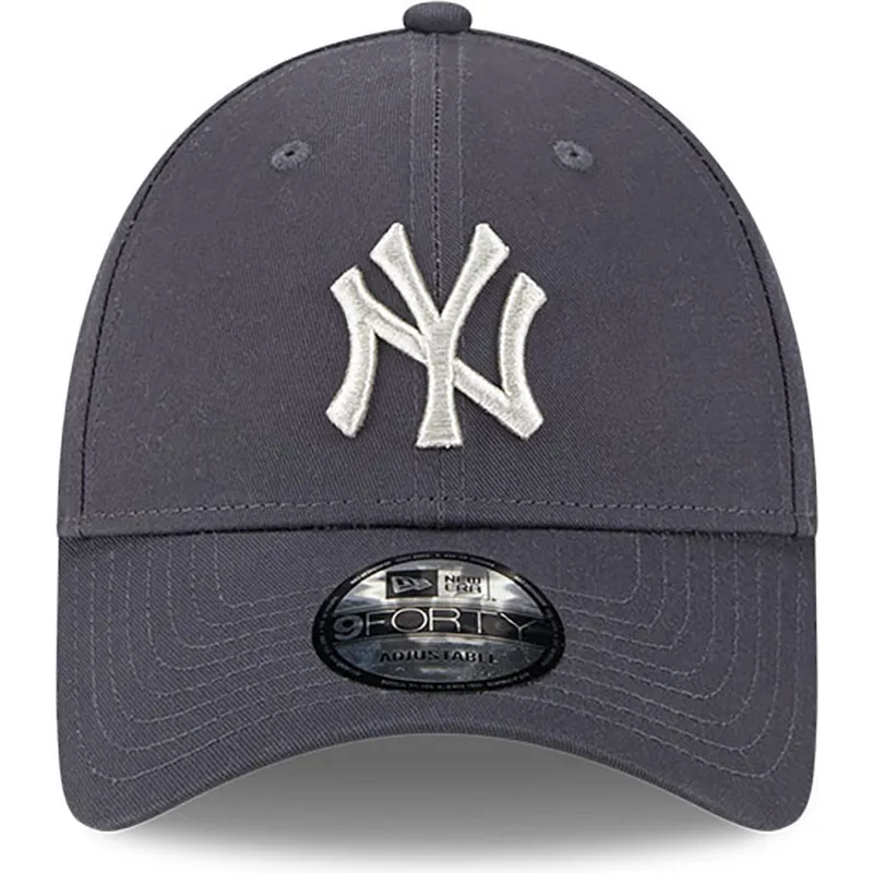kepsar-curva-gra-justerbart-band-9forty-metallic-fran-new-york-yankees-mlb-av-new-era