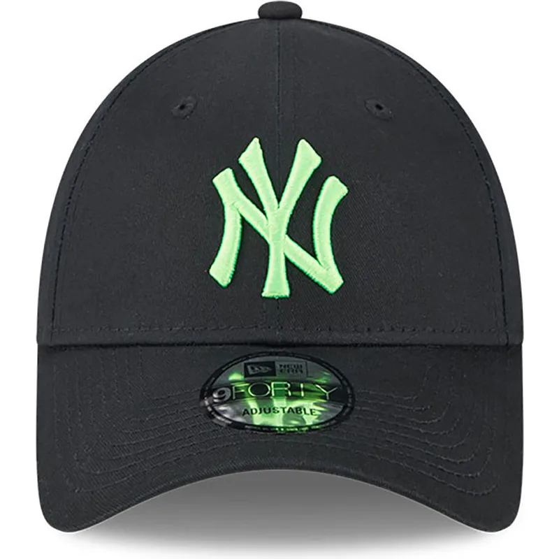 kepsar-curva-svart-justerbart-band-9forty-neon-fran-new-york-yankees-mlb-av-new-era