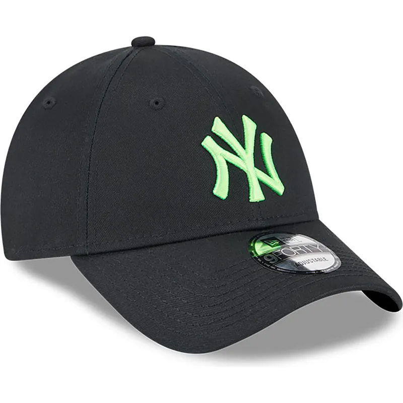 kepsar-curva-svart-justerbart-band-9forty-neon-fran-new-york-yankees-mlb-av-new-era