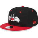 kepsar-plana-svart-snapback-9fifty-fran-silvestre-looney-tunes-av-new-era