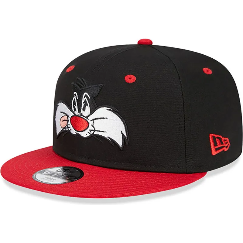 kepsar-plana-svart-snapback-9fifty-fran-silvestre-looney-tunes-av-new-era