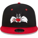 kepsar-plana-svart-snapback-9fifty-fran-silvestre-looney-tunes-av-new-era