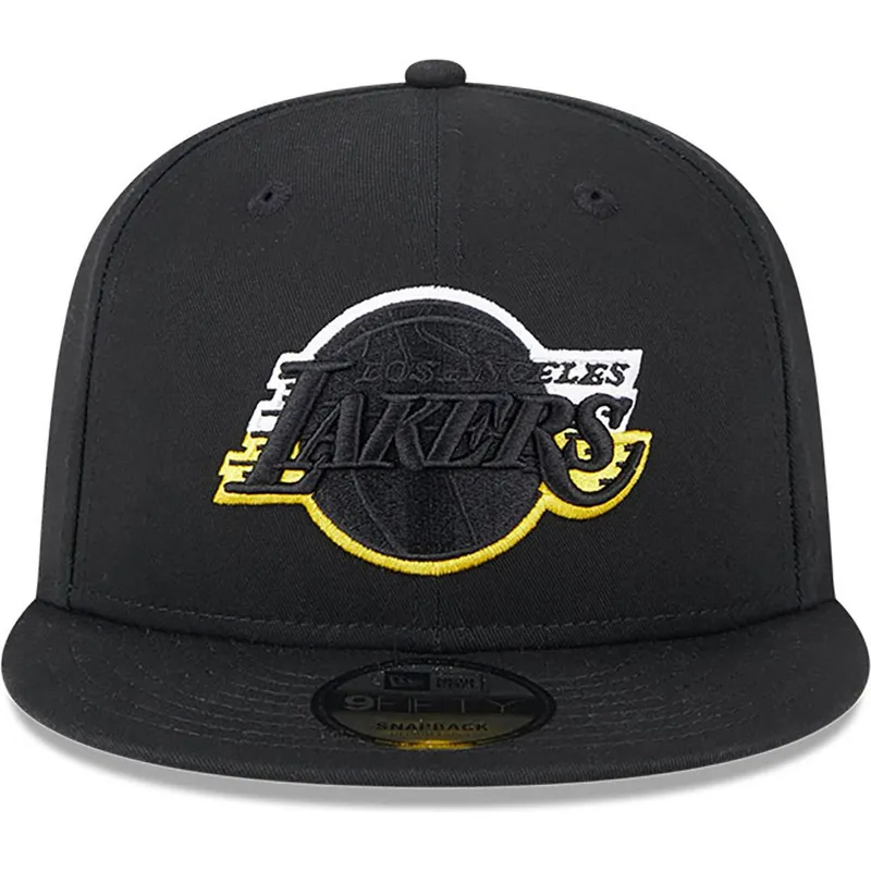 kepsar-plana-svart-snapback-9fifty-split-fran-los-angeles-lakers-nba-av-new-era
