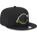 svart-platt-snapback-keps-9fifty-split-logo-los-angeles-lakers-nba-fran-new-era