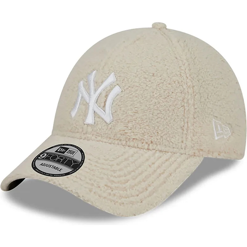 kepsar-curva-beige-justerbart-band-9forty-teddy-fran-new-york-yankees-mlb-av-new-era
