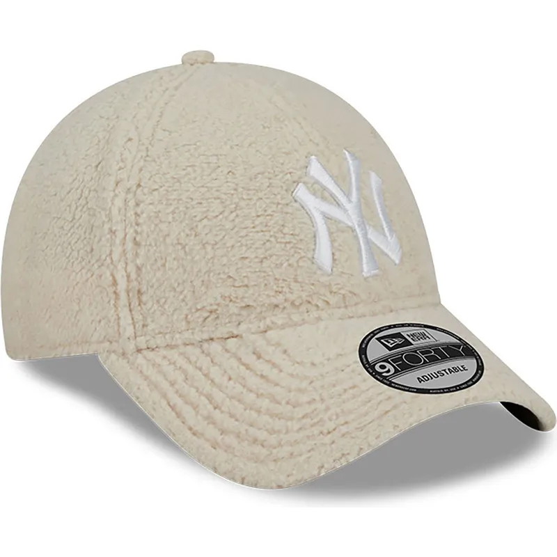 kepsar-curva-beige-justerbart-band-9forty-teddy-fran-new-york-yankees-mlb-av-new-era