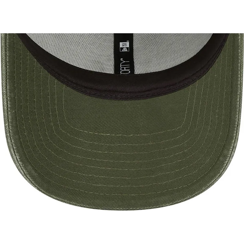 kepsar-curva-gron-justerbart-band-9forty-washed-canvas-fran-new-york-yankees-mlb-av-new-era