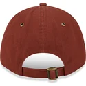 boston-red-sox-mlb-new-era-9forty-tvattad-canvas-brun-justerbar-bojd-keps-med-brunt-logotyp