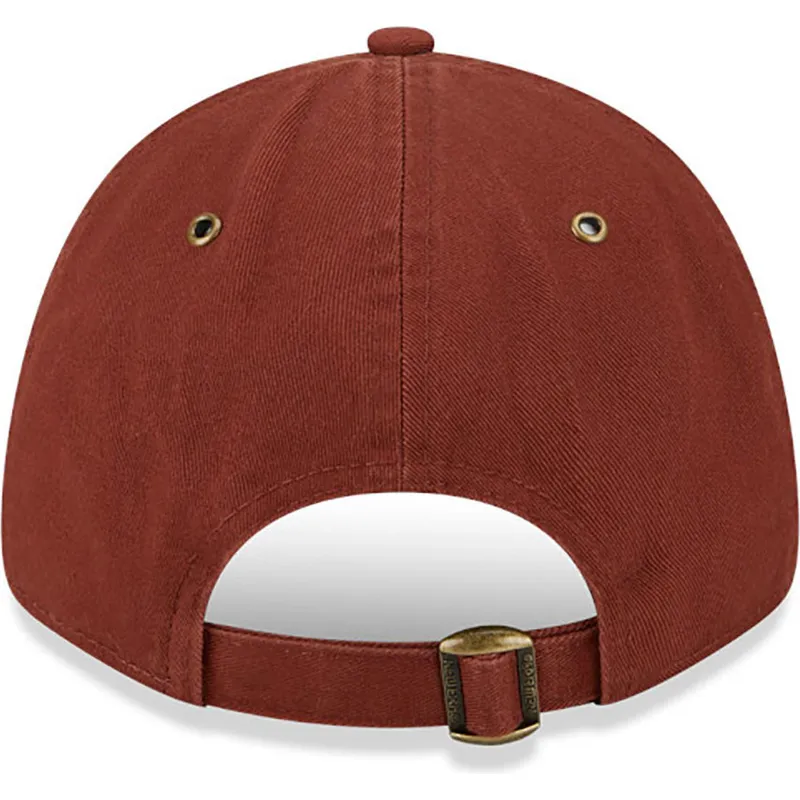 kepsar-curva-brun-justerbart-band-9forty-washed-canvas-fran-boston-red-sox-mlb-av-new-era