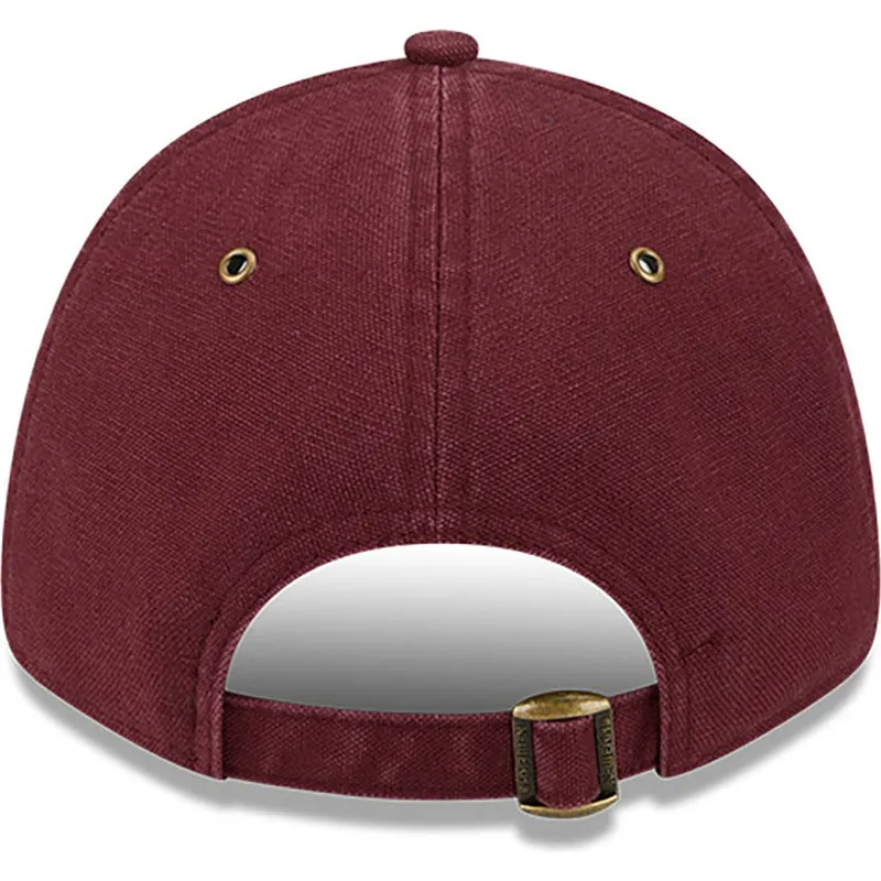 kepsar-curva-rod-justerbart-band-granate-granate-9forty-washed-canvas-fran-los-angeles-dodgers-mlb-av-new-era
