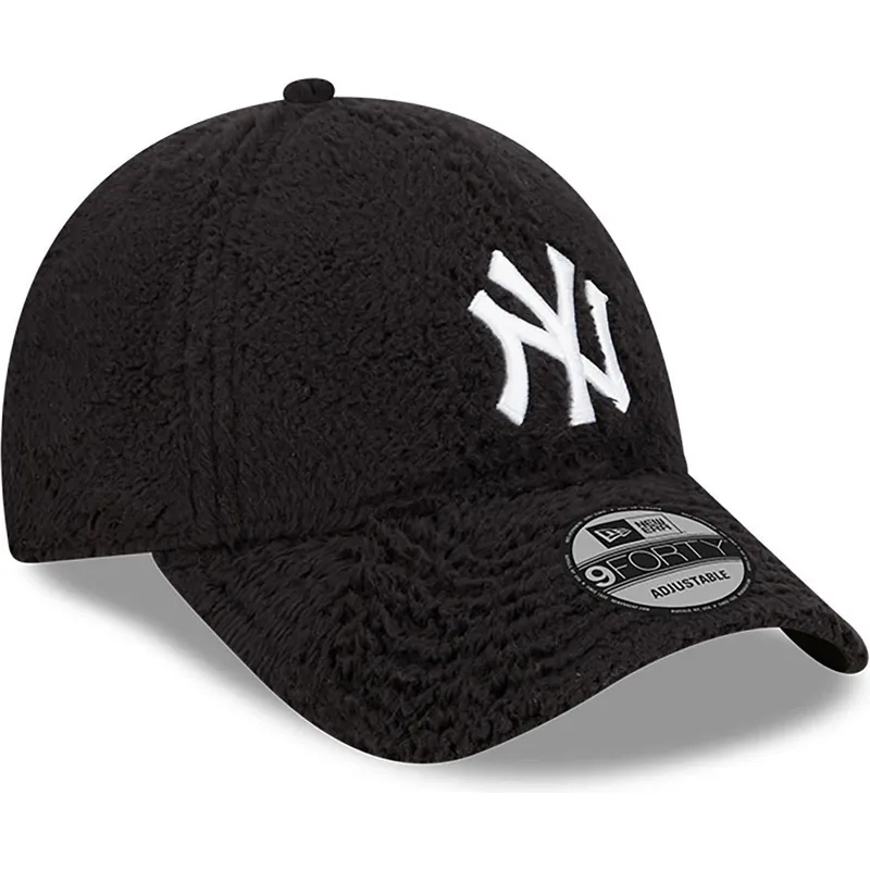 svart-justerbar-kurvad-keps-9forty-teddy-new-york-yankees-mlb-fran-new-era