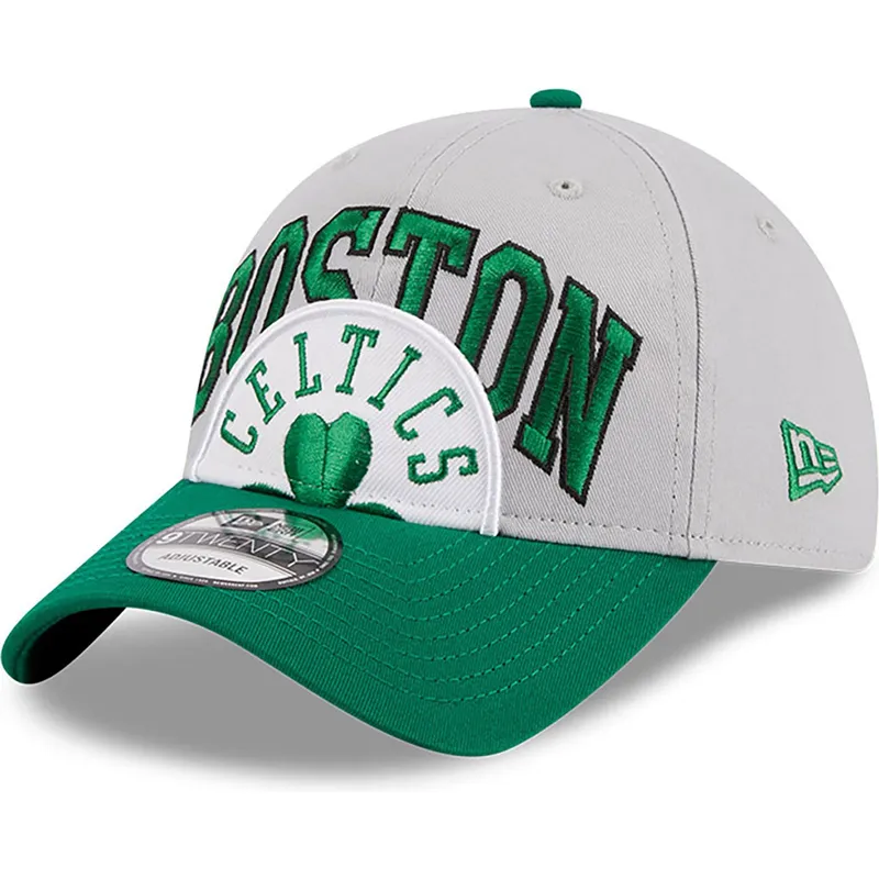 gra-och-gron-bojd-keps-justerbar-9twenty-tip-off-2023-fran-boston-celtics-nba-av-new-era