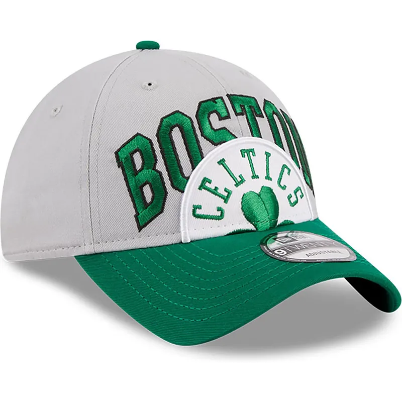 gra-och-gron-bojd-keps-justerbar-9twenty-tip-off-2023-fran-boston-celtics-nba-av-new-era