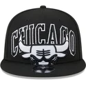 svart-platt-snapback-keps-9fifty-tip-off-2023-fran-chicago-bulls-nba-av-new-era