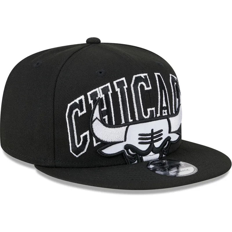 svart-platt-snapback-keps-9fifty-tip-off-2023-fran-chicago-bulls-nba-av-new-era