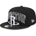 svart-platt-snapback-keps-9fifty-tip-off-2023-fran-houston-rockets-nba-av-new-era