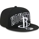 svart-platt-snapback-keps-9fifty-tip-off-2023-fran-houston-rockets-nba-av-new-era