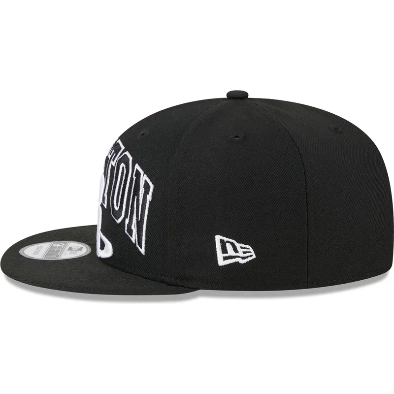 svart-platt-snapback-keps-9fifty-tip-off-2023-fran-houston-rockets-nba-av-new-era