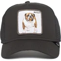 truckerkeps-svart-hund-bulldog-butch-brutus-drake-the-farm-fran-goorin-bros