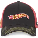 capslab-htw1-lo2-hot-wheels-svart-och-rod-bojd-snapbackkeps
