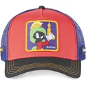 capslab-looney-tunes-marvin-the-martian-loo7-ma2-rod-bla-och-svart-truckerkeps
