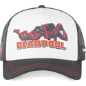 capslab-marvel-comics-deadpool-mar6-dea3-svart-och-vit-truckerkeps