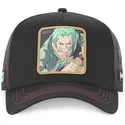 kepsar-curva-svart-snapback-roronoa-zoro-one-piece-av-capslab