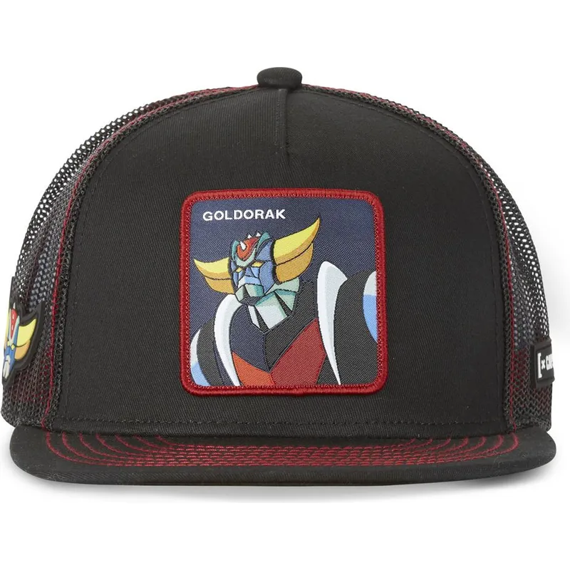 kepsar-plana-svart-snapback-robot-grendizer-robot-grendizer-av-capslab