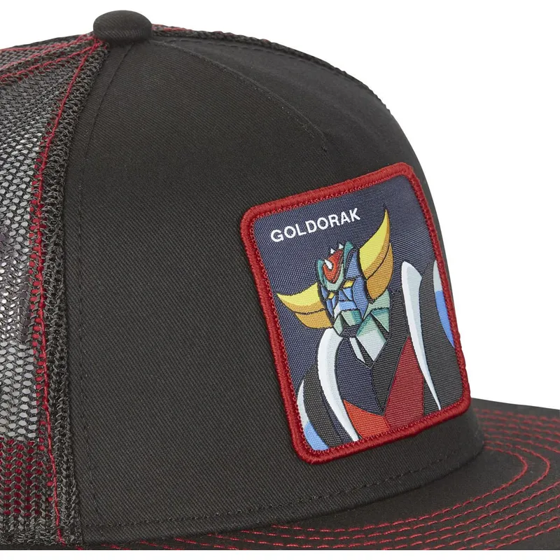 kepsar-plana-svart-snapback-robot-grendizer-robot-grendizer-av-capslab