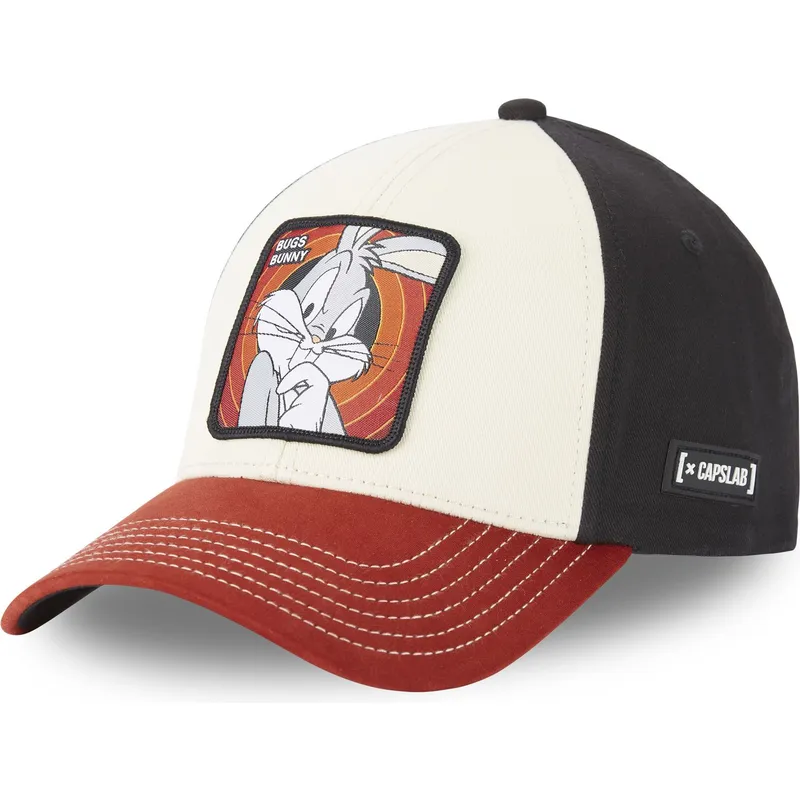 kepsar-curva-beige-snapback-bugs-bunny-looney-tunes-av-capslab