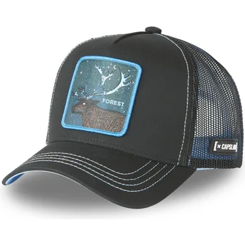 Capslab Deer Forest CAS2 FOR1 Fantastiska Djur Svart Trucker Keps