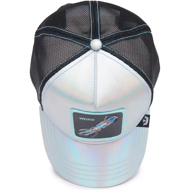 truckerkeps-gra-och-svart-blackfisk-weird-go-way-out-there-the-farm-deep-sea-fran-goorin-bros