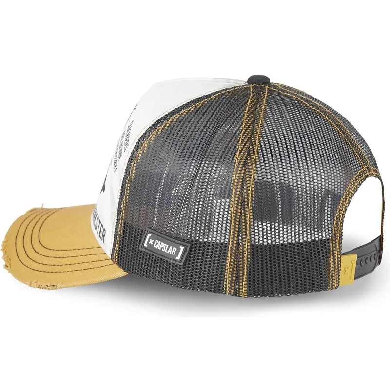 capslab-looney-tunes-pato-lucas-loo8-duc1-vit-svart-och-gul-truckerkeps